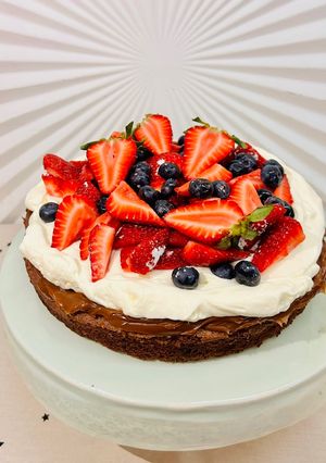 Una foto de Torta húmeda de chocolate