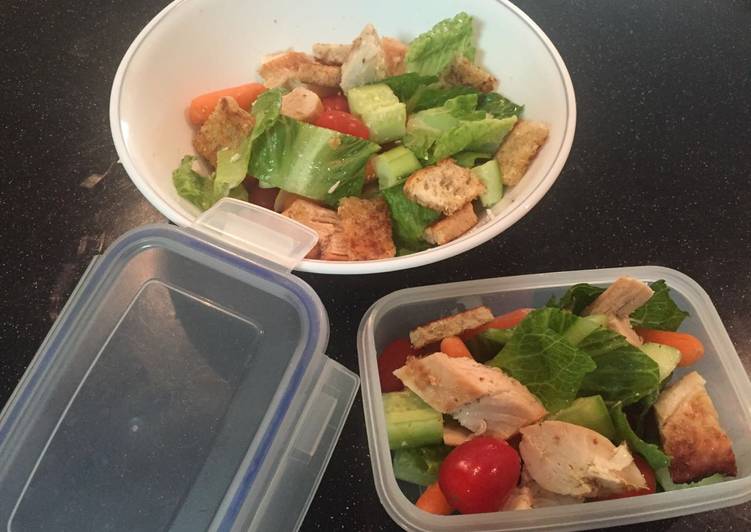 Simple Way to Make Super Quick Homemade Chicken Green Salad