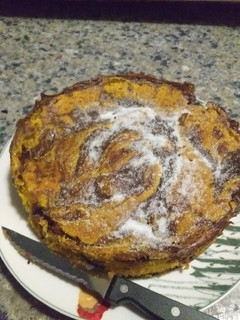 Una foto de Bizcocho de calabaza fácil