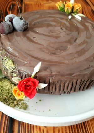 عکسی از دستور کیک تنه درخت (کیک اسفنجی)