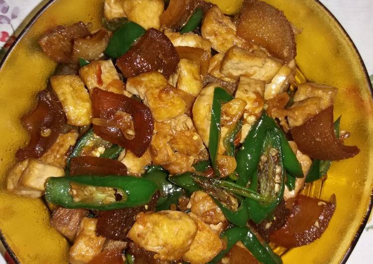 Recipe: Tasty Oseng kikil cabe ijo