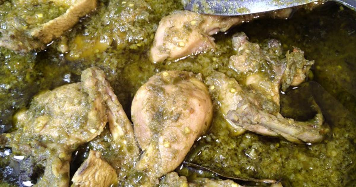 Resep Ayam Lado Mudo Ayam Cabe Hijau Khas Minang oleh Riq 