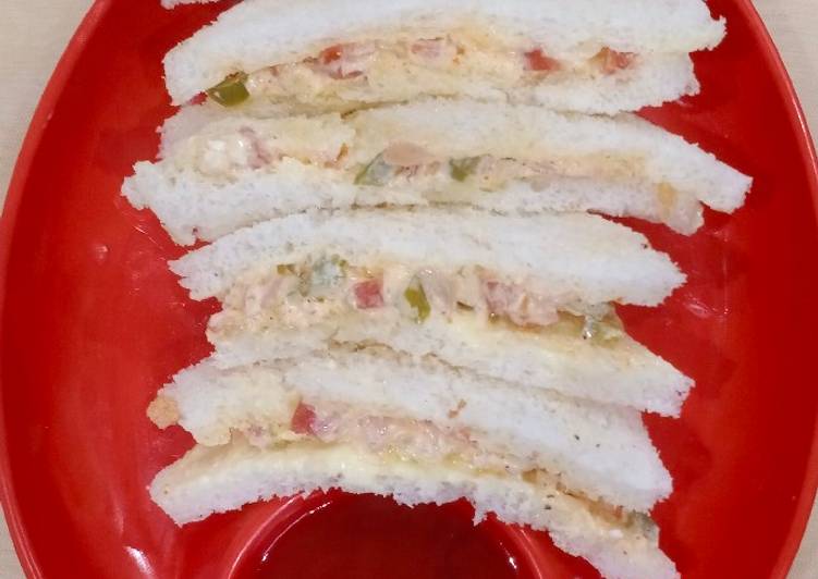 Recipe of Super Quick Homemade Russian salad sandwich