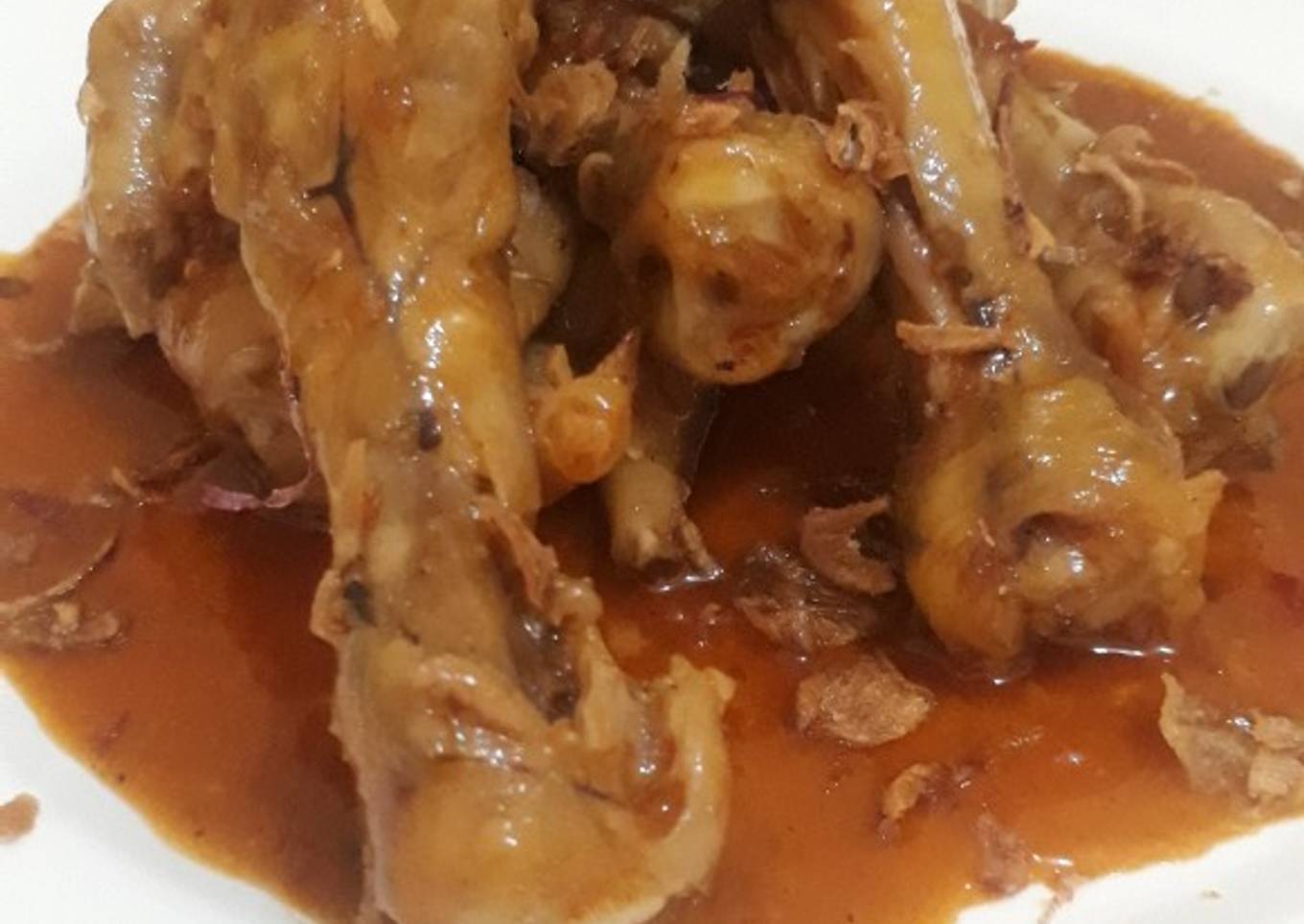 Ceker Pedas Sambal Uleg Instan