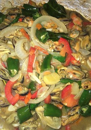 Foto resep Kerang pelangi