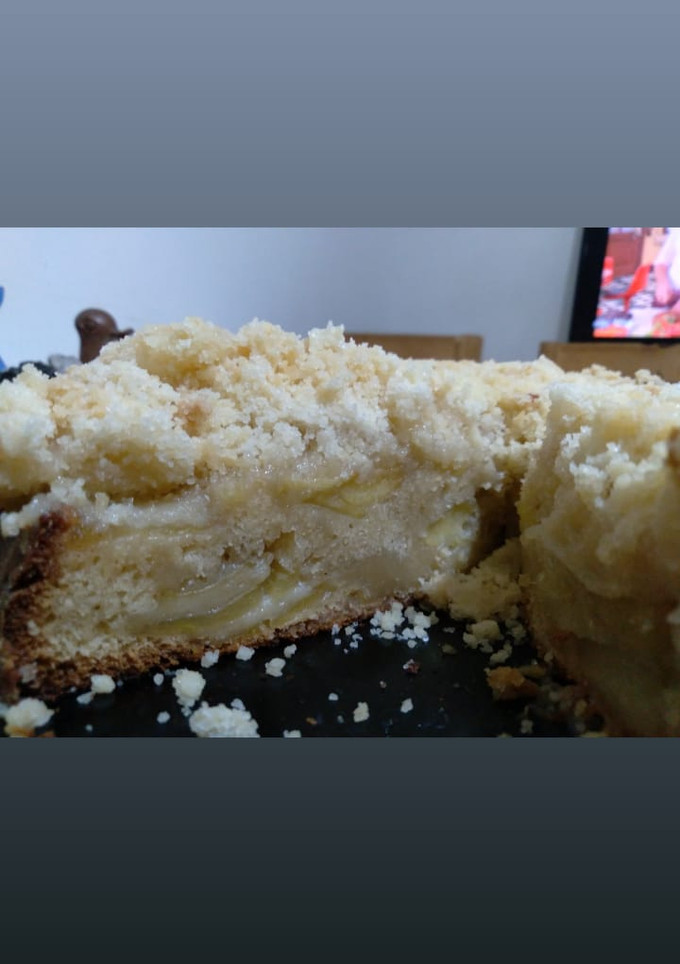 Una foto de Torta de manzana de la nona vieja 💙