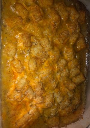 A picture of Ultimate tator tot casserole 🤠.