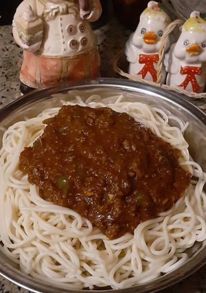 صورة لوصفة معكرونه بولونيز