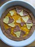 Crostata bicolore all'albicocca
