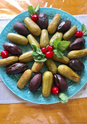 صورة لوصفة محشي كوسا وباذنجان