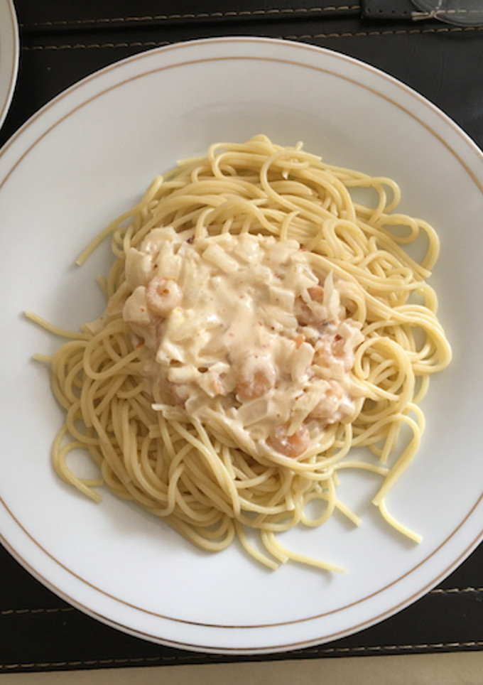 Una foto de Salsa de Camarones para Pastas