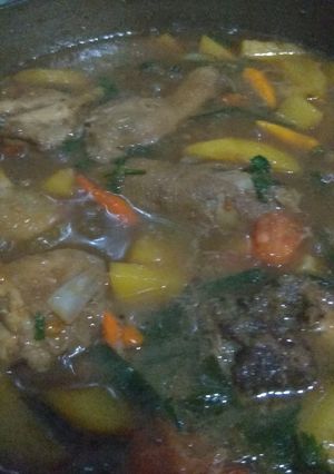 Foto resep Semur ayam kentang