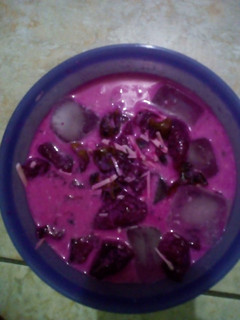 Foto resep Salad buah naga + kurma super simple
