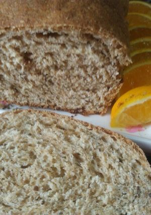 Una foto de Pan integral dulce de naranja sin azúcar 🍊🍊🍊