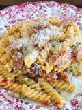 Pasta con salchicha (chorizo)