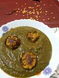 Dal palak with mix veg kofta