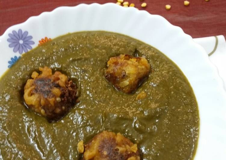 Recipe of Any-night-of-the-week Dal palak with mix veg kofta