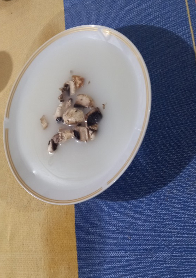 Una foto de Crema de champiñones