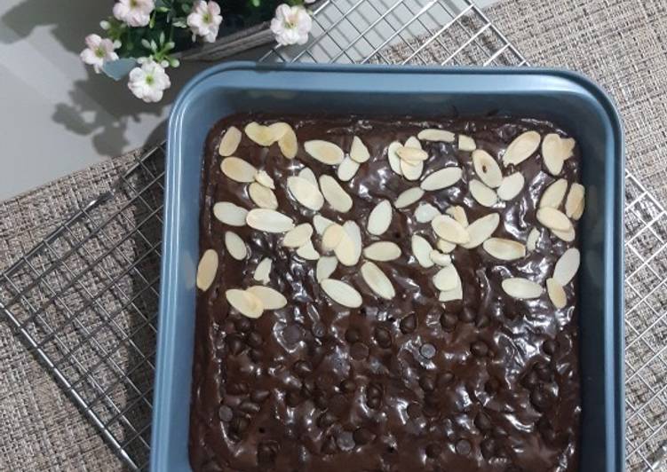 Fudgy Brownies (Shiny Crust) - Bisa pakai oven tangkring