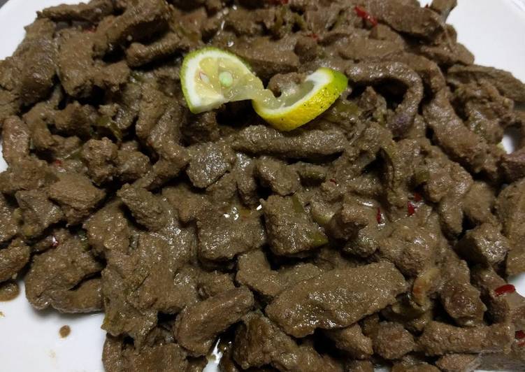 Step-by-Step Guide to Make Quick Beef liver, the Alexandrian way