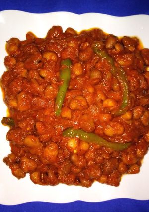 A picture of Fava beans karahi.