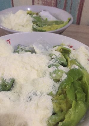 Foto resep Alpukat Keruk Kelapa Dancow