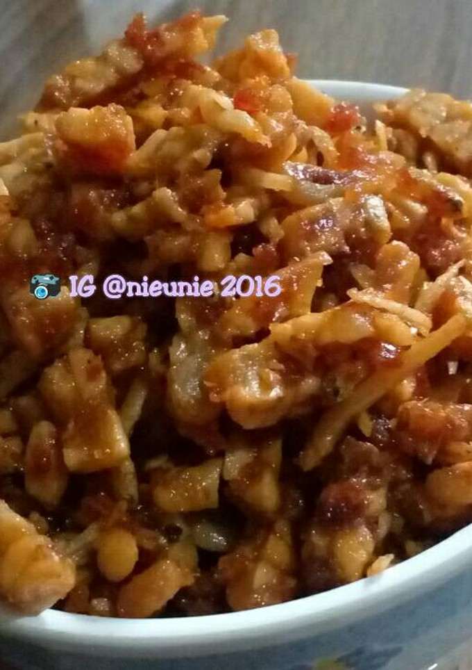 Foto resep Kering tempe teri
