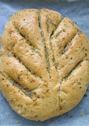 Une photo de « Fougasse » ou le pain traditionnel provençal