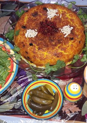 عکسی از دستور ته چین مرغ🐔😋