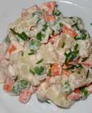 Ensalada de papa rusa