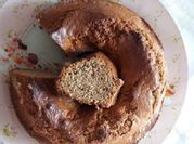 Una foto di ciambella noci