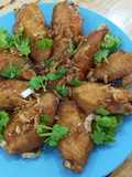 ปีกไก่ทอดราดซอสมะขาม #ปาร์ตี้ของว่าง