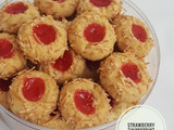 Strawberry Thumbprint Cookies