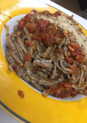 Una foto de Fideos de Linaza (Sin TACC / Sin Gluten / Vegan)