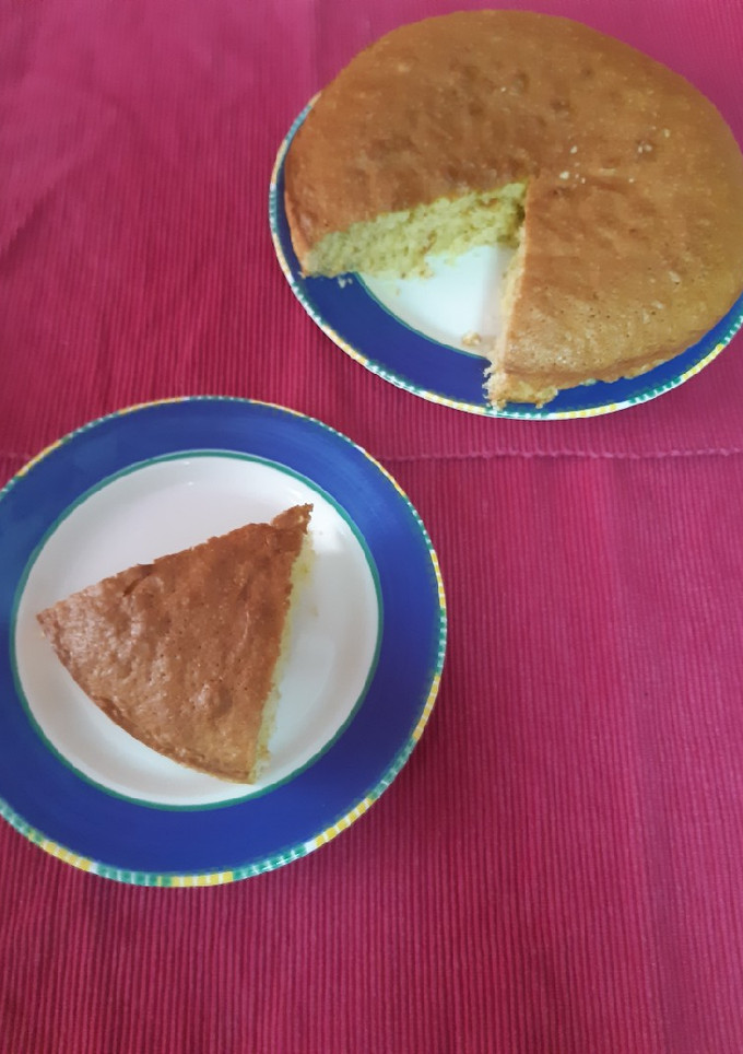 Una foto de Bizcocho de yogurt en 1, 2, 3