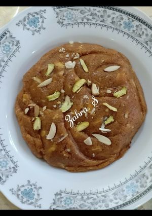 A picture of Moong Dal Halwa.