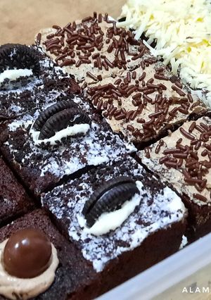 Foto resep Brownies Kukus Potong