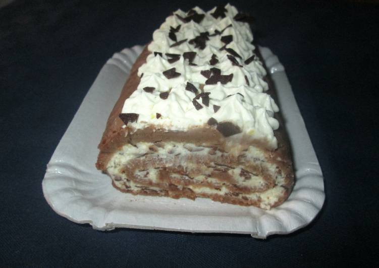 Rotolo senza cottura alla stracciatella