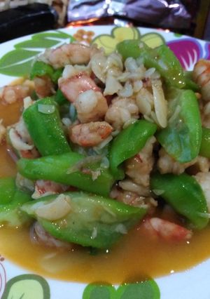 รูปของ บวบผัดกุ้ง