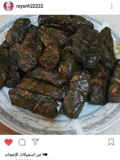 صورة لوصفة ورق عنب😋