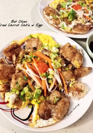 Hình của món Bột Chiên Nhà Làm/ Fried Carrot Cake.