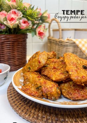 Foto resep Tempe crispy pedas jeruk