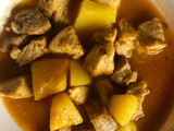 Papas guisadas con carne