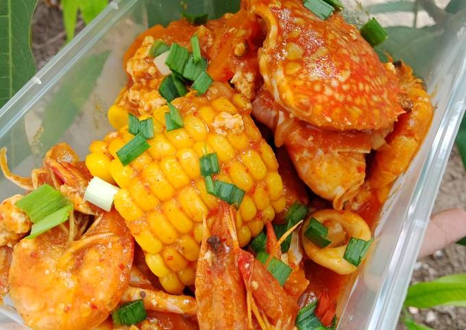 Kepiting Manis Saus Padang