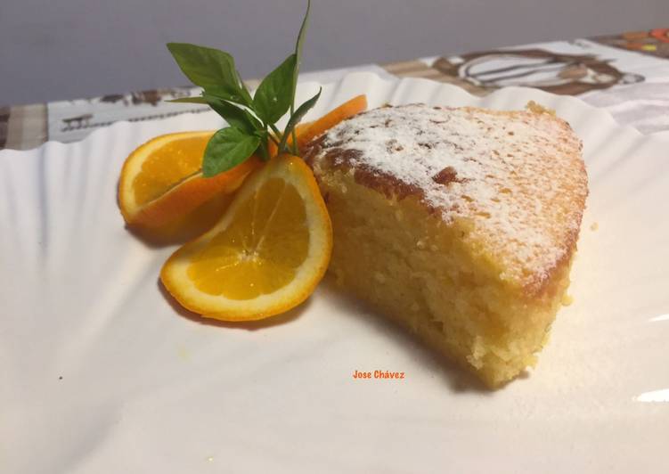Bizcocho de Naranja muy esponjoso sin yogur