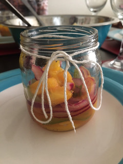 Una foto de Ceviche de mango
