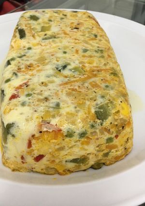 Una foto de Budín de vegetales