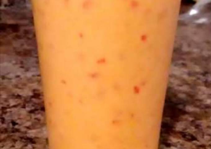 Red Bell Pepper, Mango, Orange Tang Smoothie