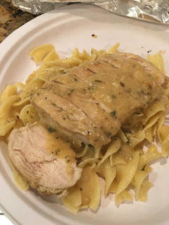 A picture of Easy Peasy Butter Chicken and Noodles.