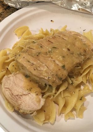 A picture of Easy Peasy Butter Chicken and Noodles.